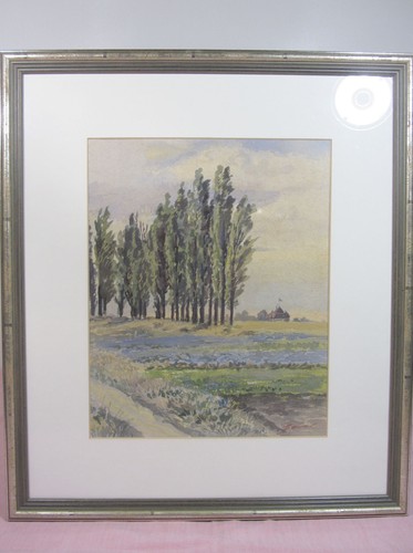 Bild gemälde pappel - bild,