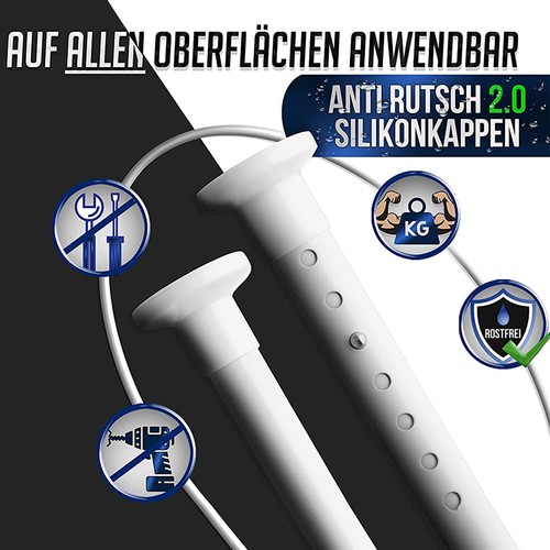 Edelstahl duschvorhangstange - edelstahl,