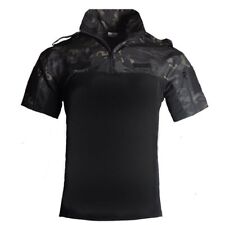 Polo T-Shirt Camouflage Herren Angeln Jagd Armee Militär Taktisch Kurzarm
