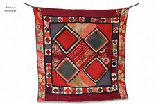 90x90 cm antik Uzbek wandbehang Suzani Lakai Patchwork wall hanging US-9