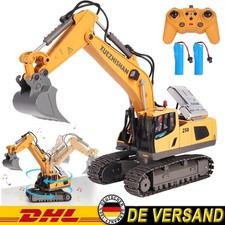 Ferngesteuerter Bagger 12CH Crawler 2.4GHz RC Car mit Sound Licht Spielzeug