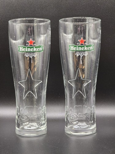 Heineken pint glas - 2x,