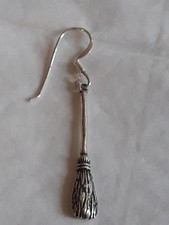 Ohrhänger Hexenbesen 925 Einzelstück