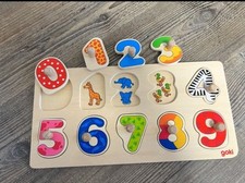 Goki Holz Puzzle Zahlen