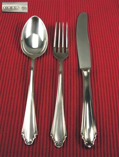 Besteck set silber versilbert - set,