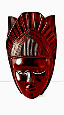 Ebenholzmaske (schwarz) aus