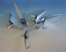 Vintage Design Kleiderhaken Wandhaken Wandgarderobe Edelstahl verchromt(F25-1299