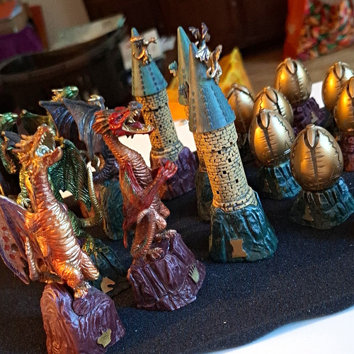Fantasy drachenfiguren set - fantasy,
