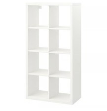 IKEA Kallax Regal, Weiß, 2x4