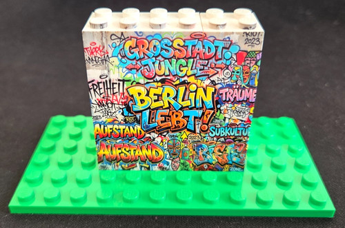Lego custom graffiti wand - lego®,