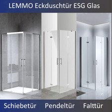 Pendeltür Falttür ESG Glas