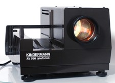 Kindermann AV 766 Telefocus 6x6 Diaprojektor mit Will Lumagon MC 2,8/150mm