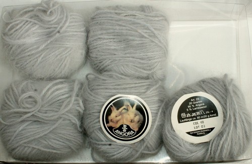 100g angora vintage - 100g, 95%