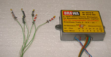 Brawa 5579 6-fach elektronischer Blinkgeber für Baustellen + 6 Blitzer!