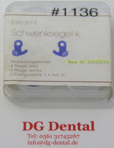 Bredent schwenkriegel neu - schwenkriegel,,