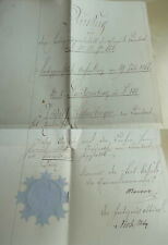 Kaufbrief LEIMBACH AG 1867: Rudolf EICHENBERGER, Holzboden an Heinrich MAURER