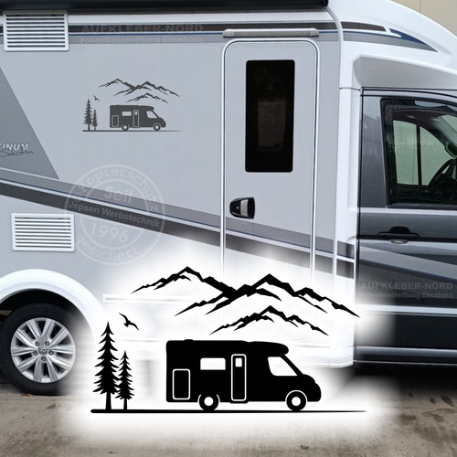 Wohnmobil landschaft 60cm bus - landschaft,
