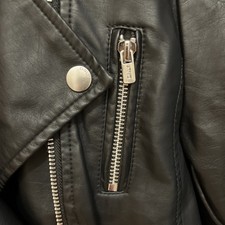 only kunstleder jacke damen biker Jacke