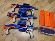 3x Nerf Raider CS-35 + 3x 18er Magazin + 150 neue Darts + gebrauchte Darts