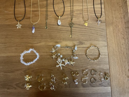 Schmuck konvolut goldfarben - konvolut, 20