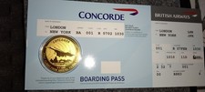 Concorde Goldmünze / Boarding