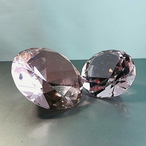 Briefbeschwerer rosa glas - rosa,