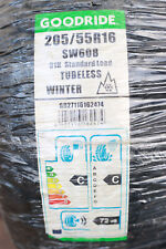 4x Winterreifen inkl. gebrauchte Felgen 205/55 R16 91H Goodride SW608 SnowMaster