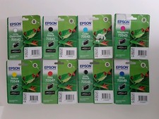 8 Original Epson T0540 T0541 T0542 T0543 T0544 Epson Stylus photo R800 R1800
