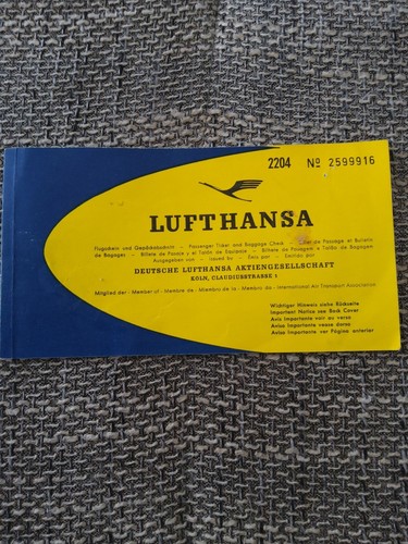 Lufthansa flugticket - flugticket, /