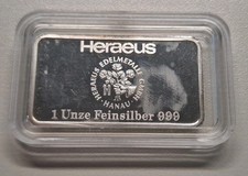 Silberbarren Heraeus "Langen"