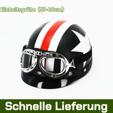 Motorradhelm Fliegerbrille