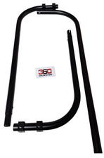 Winkelstange Duschvorhang für eine Badewanne/Duschwanne DKC 70cm x 140cm