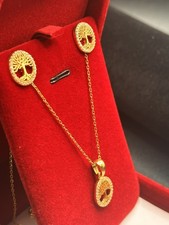 Lebenskette Silber 925 Set