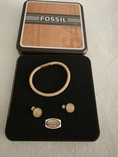 FOSSIL SET  Armband + Ohrringe 