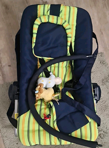 Babywippe wippe blau grün mit - blau/grün,
