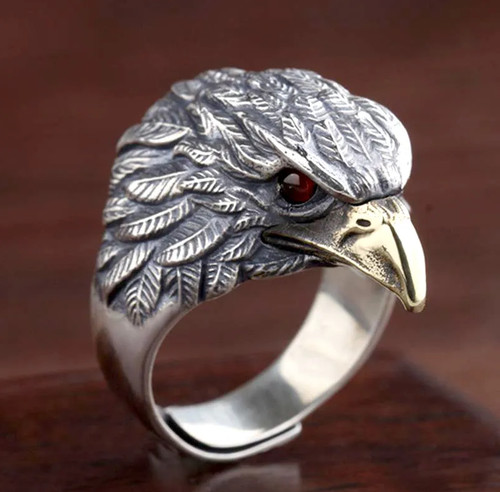 Adlerring edelstahl silber - adlerring,