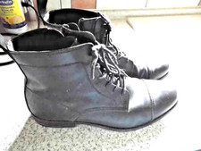 Herren Lederstiefel Gr.44 schwarz Schnürer