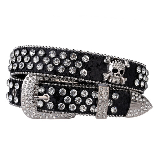 Damen gürtel western skull - gürtel,