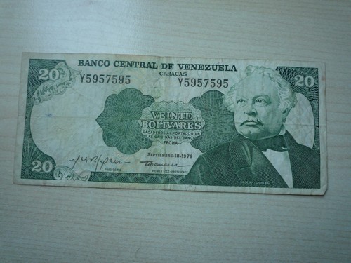 Venezuela bolivares 1979 - 20,