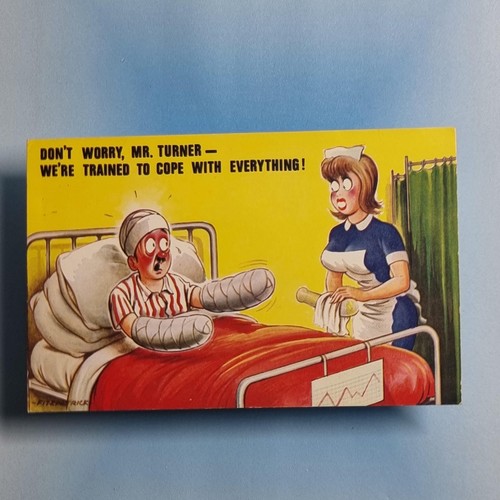 Comic postkarte 1980 - um,