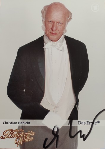 Christian habicht autogramm - christian,