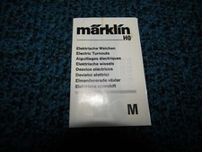 Märklin HO Gebrauchsanweisung
