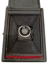 Vintage alte Laufbodenkamera Faltkamera Balg Linse Antike Fotoausrüstung