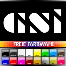 Opel GSI Version 2 Grand Sport Injection Logo Emblem Aufkleberfolie Sticker Club