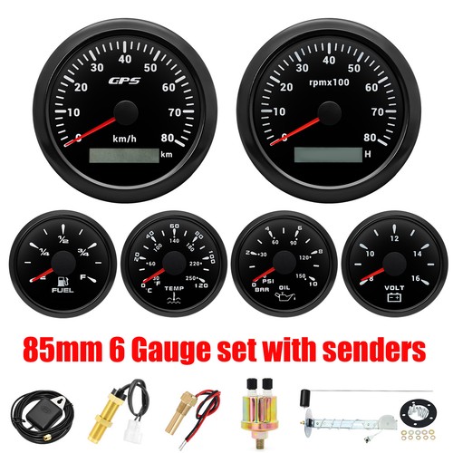 Gauge set 85mm gps tacho - 6,