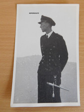 Portraitfoto, Marine, Soldat mit Marinedolch, 2.WK