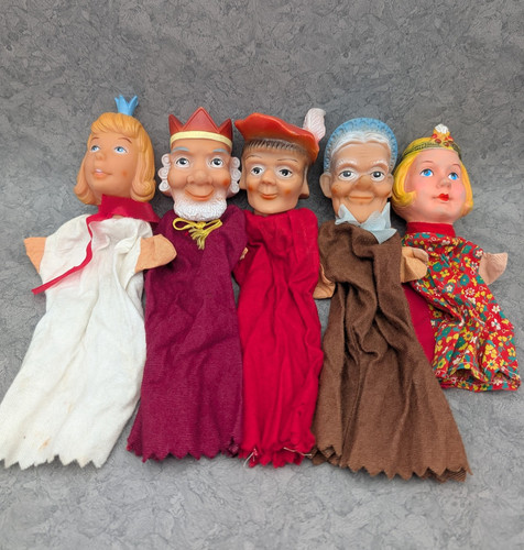 Ddr handpuppen kasperle - 5x,