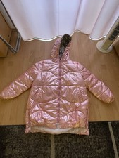 Glanznylon Jacke in rosa XXL