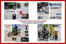Velocette Venom Literaturpaket - 4 komplette Zeitschriften