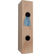 Wäscheschrank Multiraumkonzept Mehrzweckschrank Farbe wählbar 40x40x185cm mit Öf